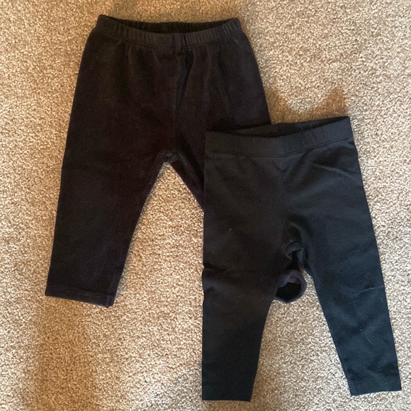 Girls pant bundle, sizes range from 9-12 months (read description please) - Picture 2 of 5